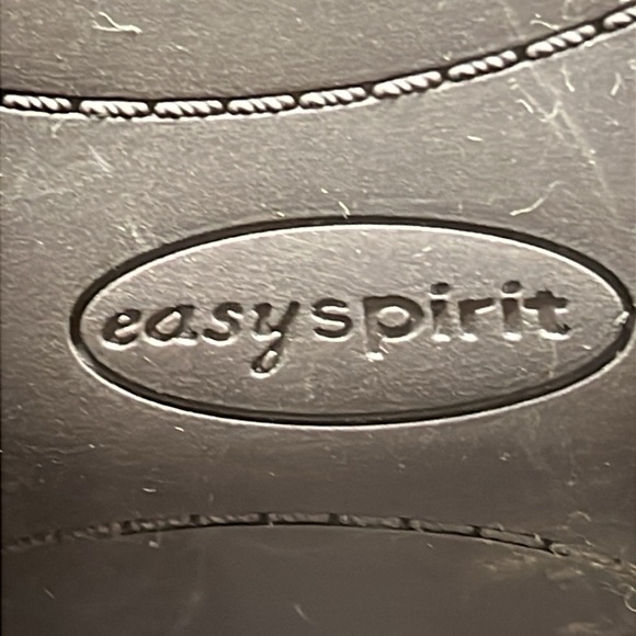 Easy Spirit Nadette Womens Tall Leather Boot 8.5 Chocolate Brown Zip Buckle - Picture 7 of 12